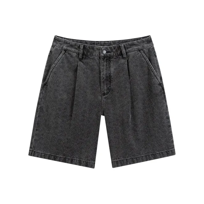 GXG Denim Shorts Men's Black Gray-0