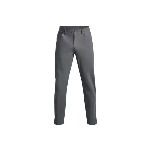 Under Armour Casual Pants Men Peach Gray