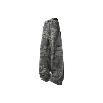 NC 30 Cargo Pants Unisex Green Camouflage