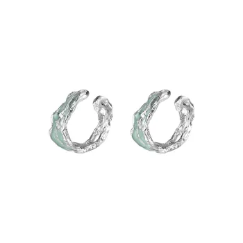 ENFANTIN 925 Sterling Silver Clip On Earrings Unisex
