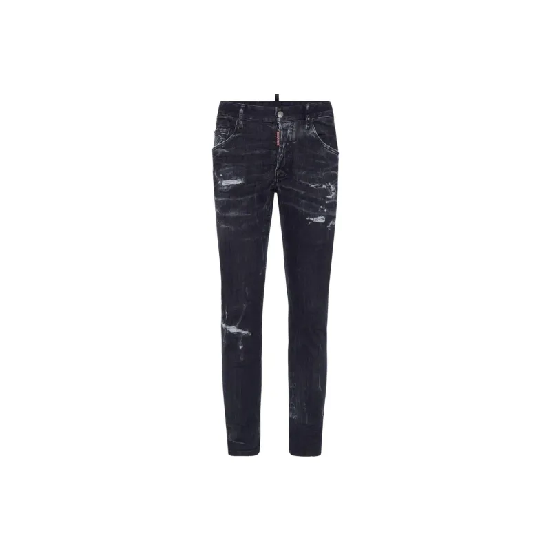 Dsquared2 Distressed Slim Skater Jeans-0