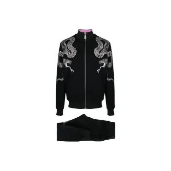 PHILIPP PLEIN Crystal Snake Track Suit