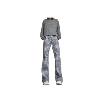 CORNILOT Jeans Unisex White Gray