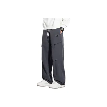 Caramella Windbreaker Pants Unisex Black
