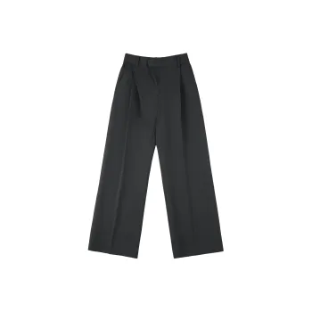 Haonanhuang Casual Pants Unisex Black