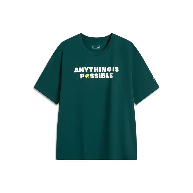 LiNing Sports Trend Series T Shirt Men's Dark Reef Green-0