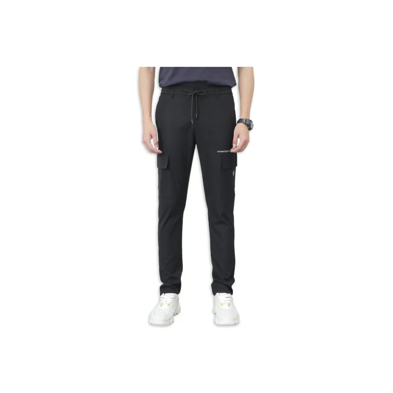 EDENBO SS23 EDENBO Casual Pants Men's Black-0