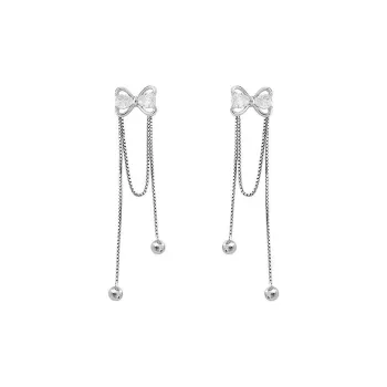 DAWO 925 Sterling Silver Earrings Women's