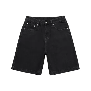 GTRG Denim Shorts Men Black
