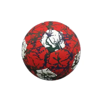 FEIERDUN Size 5 Soccer PU Machine Stitched Soccer Ball Red