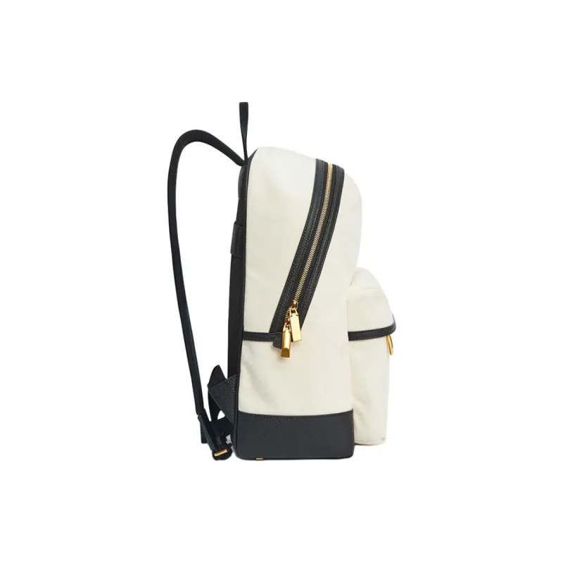 BALLY Cow Leather Backpack Unisex White-2
