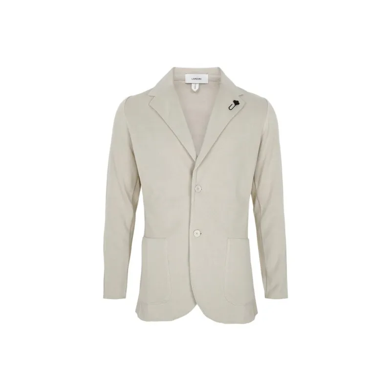 LARDINI Single breasted Knitted Blazer-0