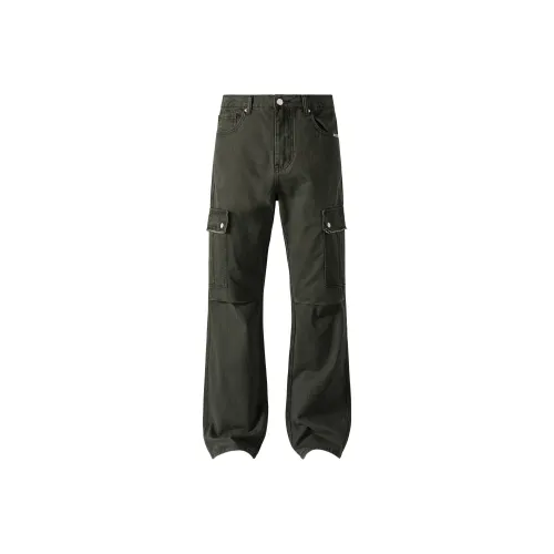 XINYINSU SS25 Jeans Unisex Green
