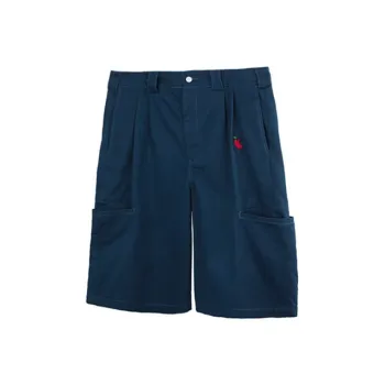 UNVESNO Loose Fit Shorts Unisex Navy Blue