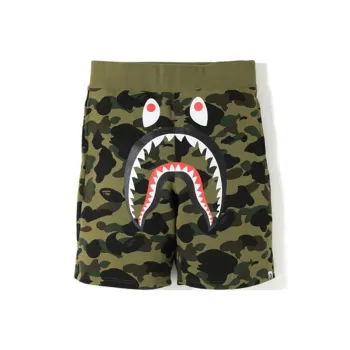 A BATHING APE 1st Camo Shark Sweat Short