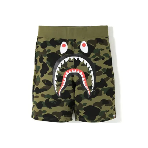 A BATHING APE 1st Camo Shark Sweat Short