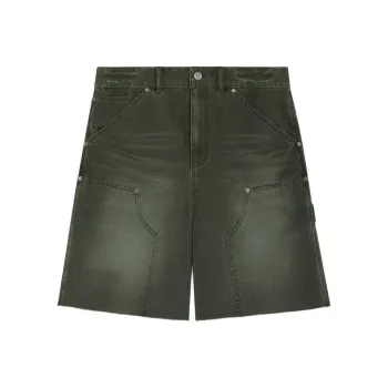 WE11DONE SS24 Denim Shorts Men's Khaki