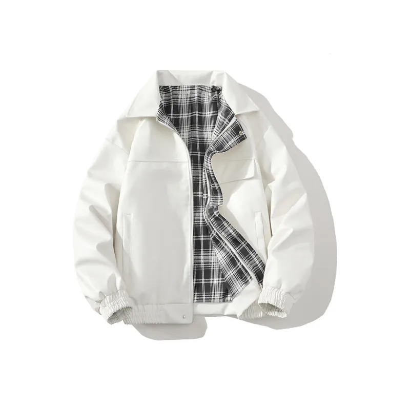 EOOVEN Leather Jackets Unisex-0