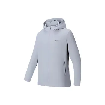 Erke Tennis Series Trench Coat Men's Cloud Gray