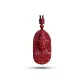Cinnabar Guanyin Pendant-52.6*28mm