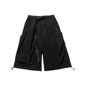 AOGZ Cargo Shorts Unisex Black