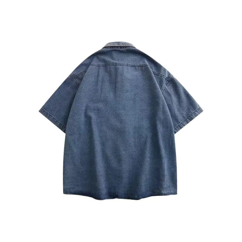 TONYBEAR Shirts Men Blue-1