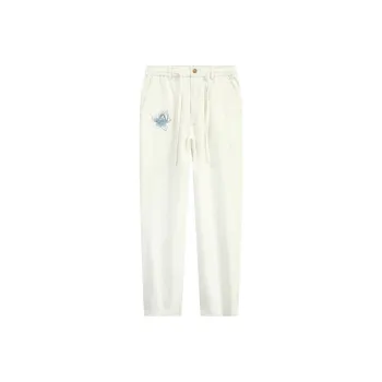 XUANSHENG Casual Pants Men's White