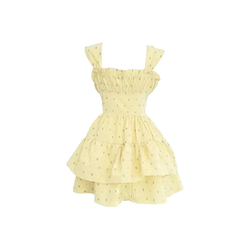 Incolore Slip Dress Women's Lemon-1