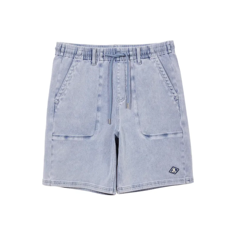 JACK&JONES Denim Shorts Men C40 Light Denim Blue-0