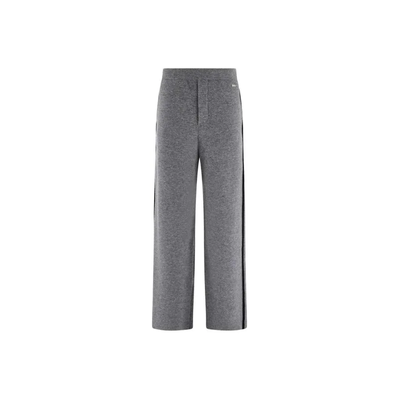 Ferragamo Logo plaque Wool blend Trousers-0