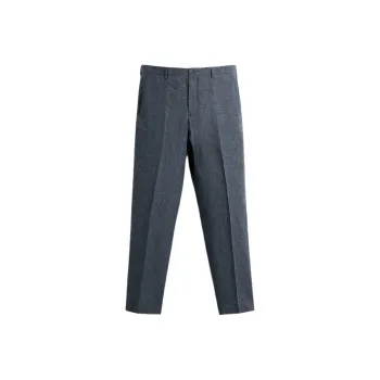 ZARA Suit Trousers Men Blue