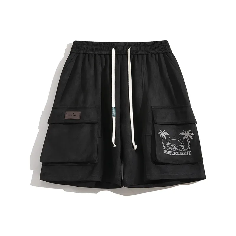 AMBER LIGHT AMBER LIGHT Mountain Outdoor Cargo Shorts Unisex-20