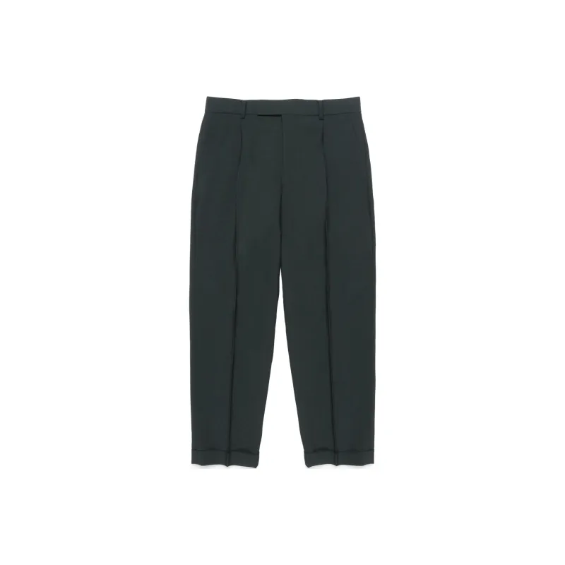 WACKO MARIA x DORMEUIL FW24 TYPE-2 Suit Trouser Unisex Dark Green-0