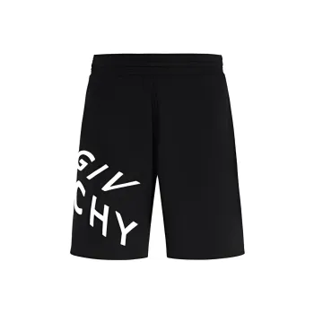 Givenchy Embroidered Logo Shorts