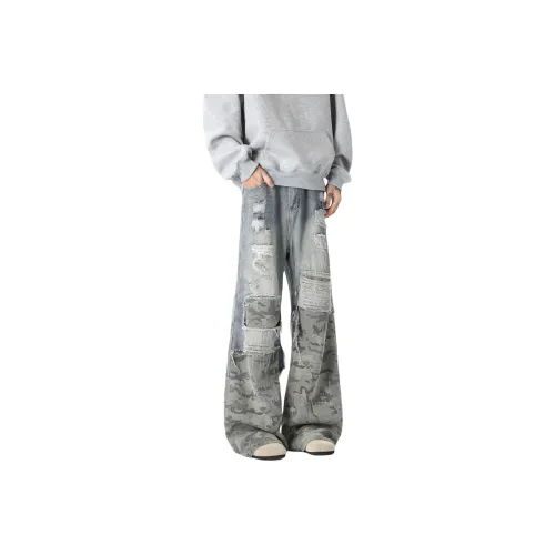 DAND Jeans Unisex Purple And Green