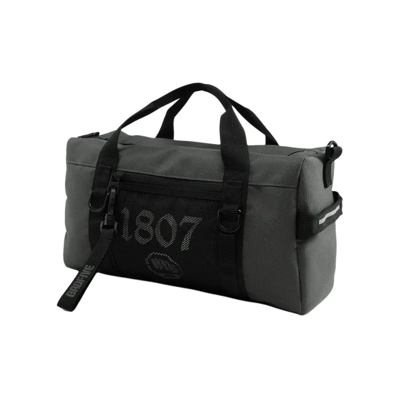 LiNing 1807 Collaboration Polyester Handbag Unisex Coal Smoke Gray-2