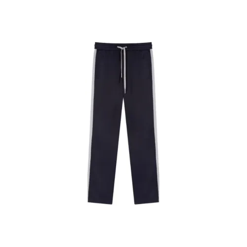 KARL LAGERFELD SS23 Casual Pants Men's Navy Blue