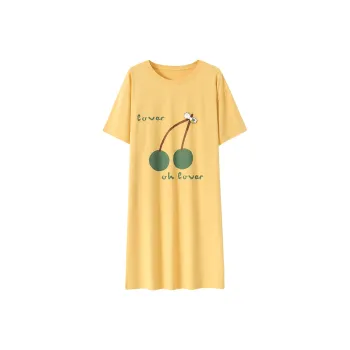 FENTENGCARE Nightgown Women's Sunflower