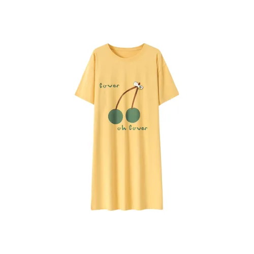 FENTENGCARE Nightgown Women's Sunflower