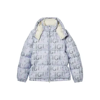 GUCCI Allover Logo Printed Down Jacket