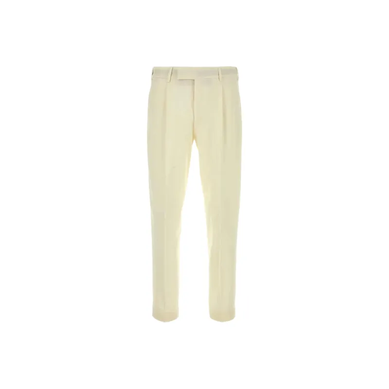 PT Pantaloni Torino Casual Pants Men's Ivory-0