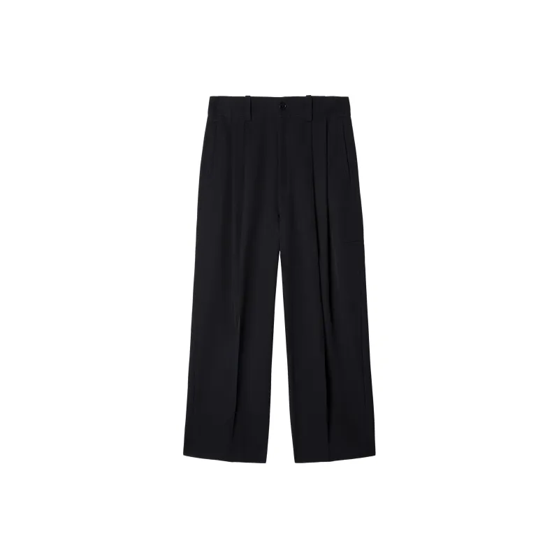 OFF WHITE Dart Detailed Wide Leg Pants-0