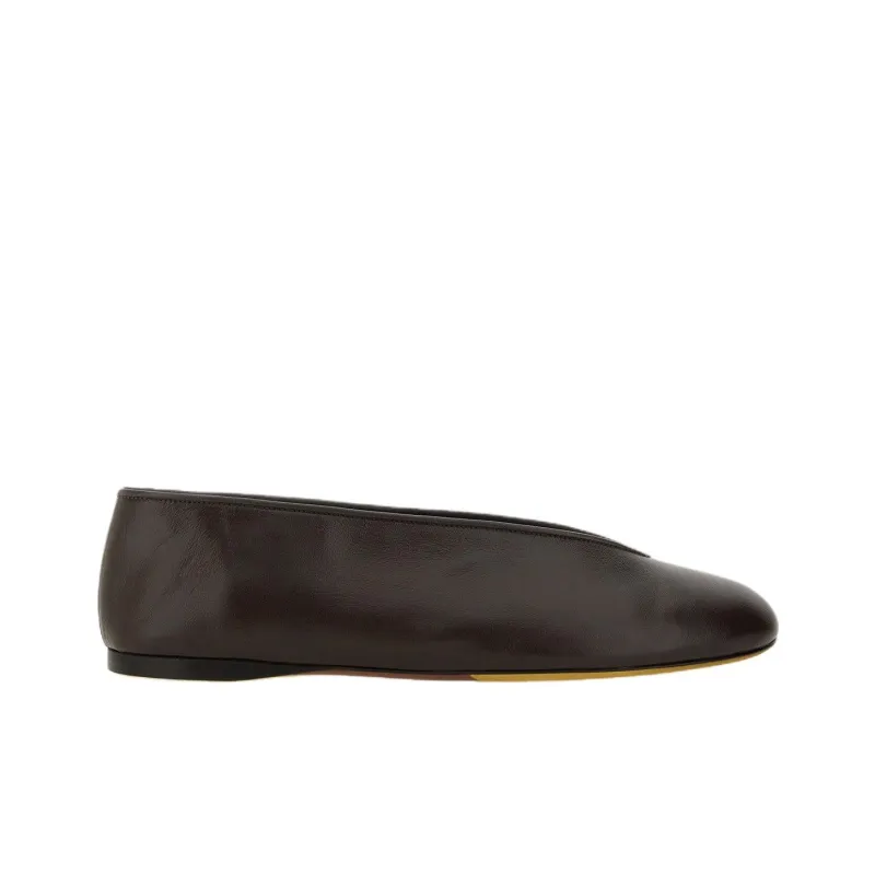 MOSCHINO Almond Toe Ballerina Shoes Women's-1