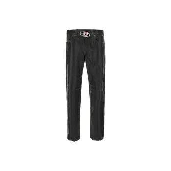 DIESEL Leather Trousers