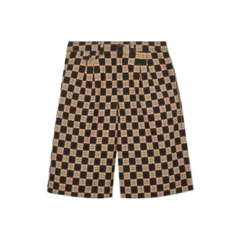Burberry Chequer Jacquard Tailored Shorts