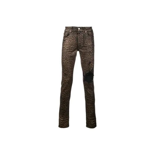 AMIRI Foil Broken Leopard Jean