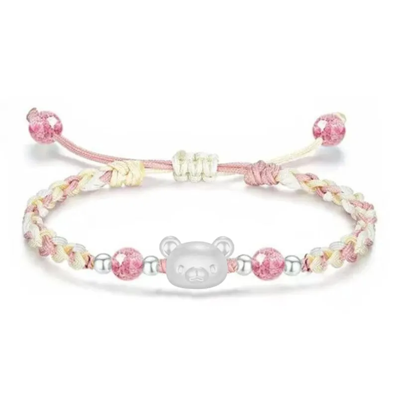 SINO GEM S999 Fine Silver Bracelets Unisex-0