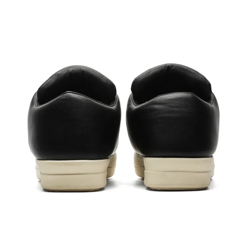 Rummaden Slip Resistant, Abrasion Resistant, Breathable, Lightweight Low Top Casual Shoes Unisex Black-5