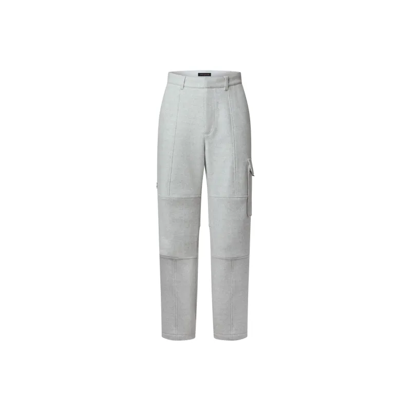 Lv Wool Cargo Pants-0