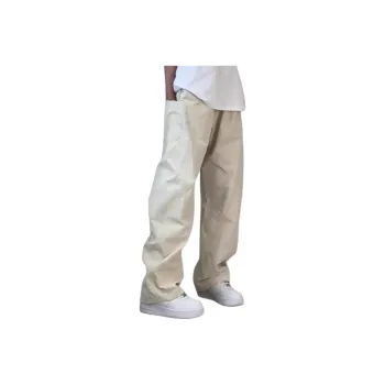 CORNILOT Casual Pants Unisex Ivory White